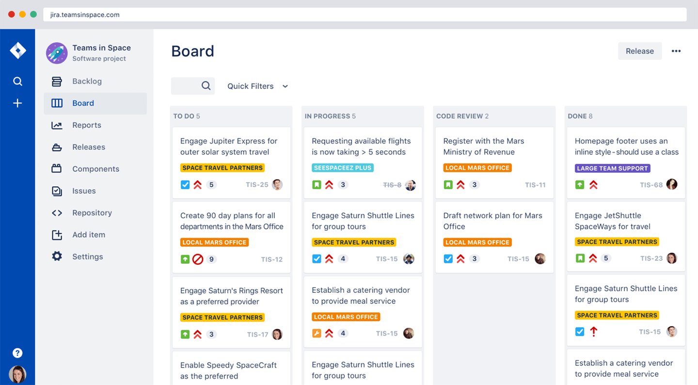 Jira and Confluence Interface